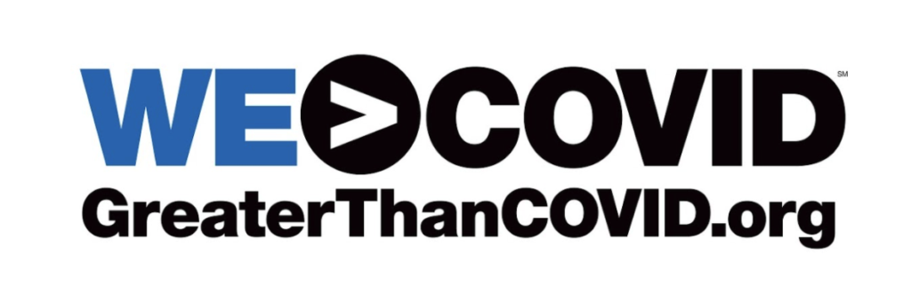 logo - we >covid